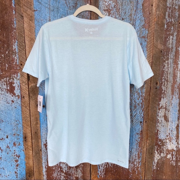 Hurley Light Blue Short Sleeve Tee - Picture 4 of 4